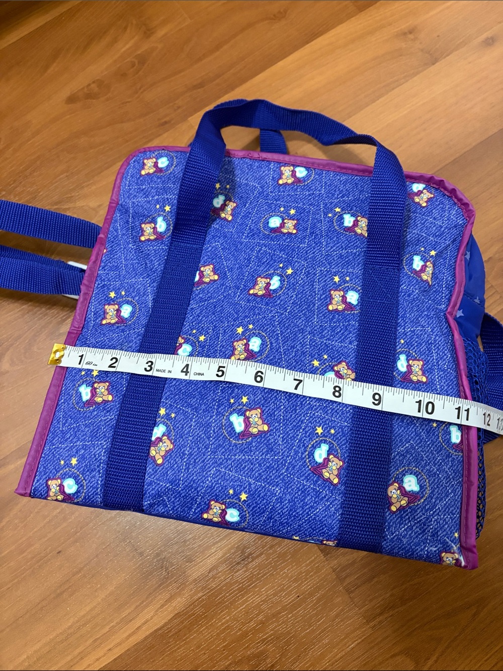 Vintage Ross Similac Teddy Bear Insulated Diaper Bag Lunch Tote Purple - Picture 8 of 11